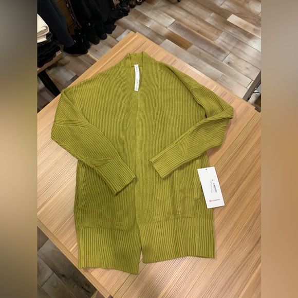 Lululemon Cashlu sweater wrap cardigan NWT M/L - Picture 5 of 10